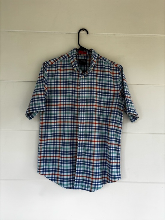 St. John's Bay Other - St. John’s Bay Men’s Small Short Sleeve Shirt Button Down Checkered Casual Plaid